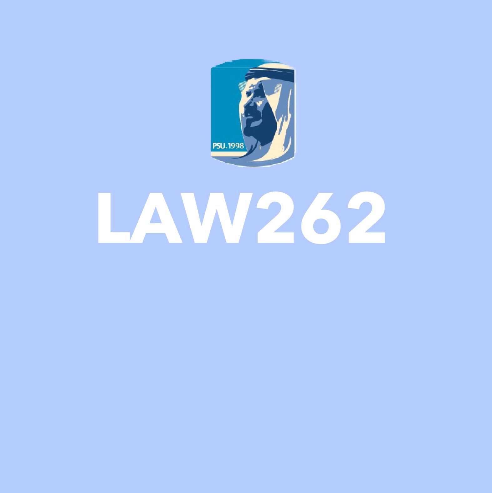 LAW262 course