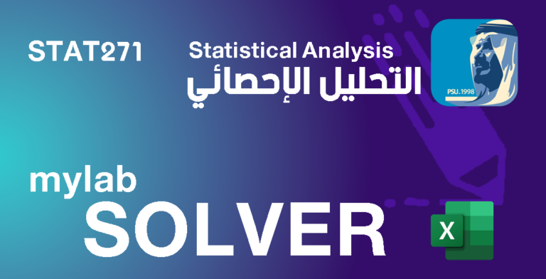 STAT271 – Statistical Analysis – SOLVER